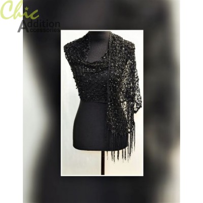 Beaded Shawl BDL-013A